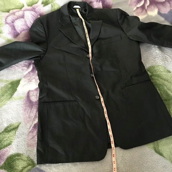 Retro Brand Dark Gray Men’s Suit Jacket - Picture 13 of 13